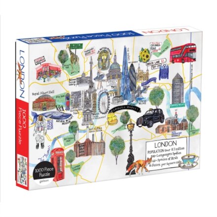 London Map 1000 Piece Puzzle