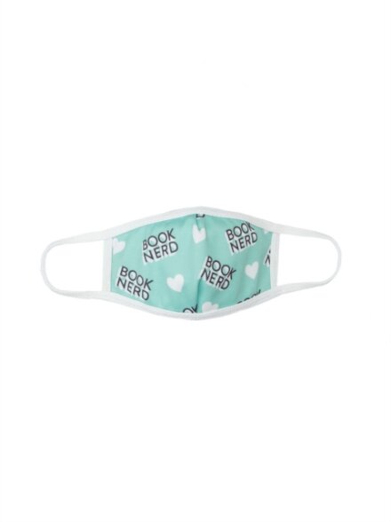 Face Mask - Book Nerd (small adult)