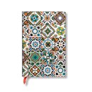Porto (Portuguese Tiles) Mini Hardback Address Book (Elastic Band Closure)