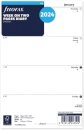 Filofax A5 week on two pages English 2024 diary