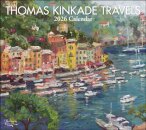 Thomas Kinkade Travels 2026 Deluxe Wall Calendar