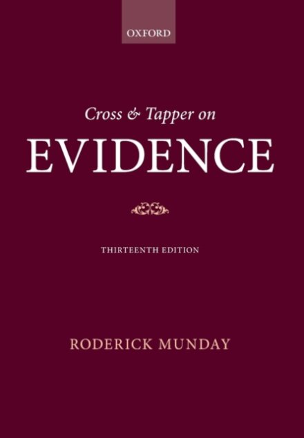 Cross & Tapper on Evidence