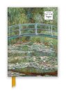 Claude Monet: Bridge over a Pond of Water Lilies (Foiled Dot Grid Journal)