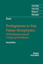 Immanuel Kant: Prolegomena to Any Future Metaphysics