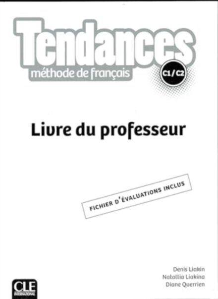 Tendances: Livre du professeur