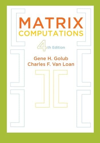 Matrix Computations 4Th Ed