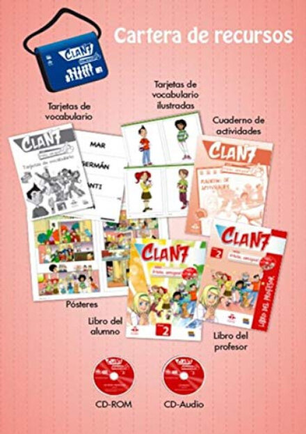Clan 7 con ¡Hola, amigos! Nivel 2. Cartera de recursos para el profesor
