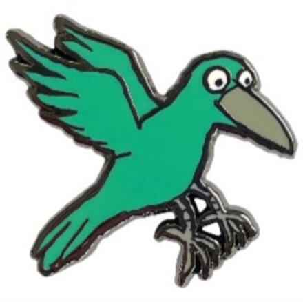 Bird Character Pin Badge