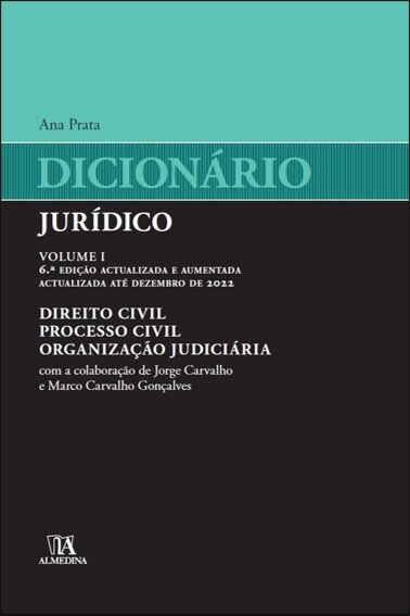 Dicionário Jurídico - Vol. I