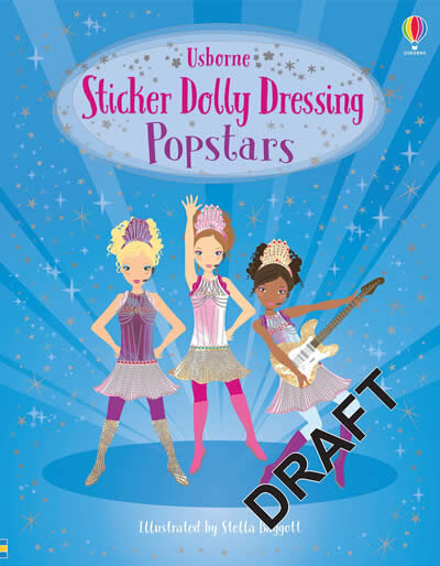 Sticker Dolly Dressing Popstars
