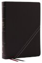 NKJV, Word Study Reference Bible, Bonded Leather, Black, Red Letter, Comfort Print