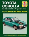 Toyota Corolla Petrol (Aug 92 - 97) Haynes Repair Manual
