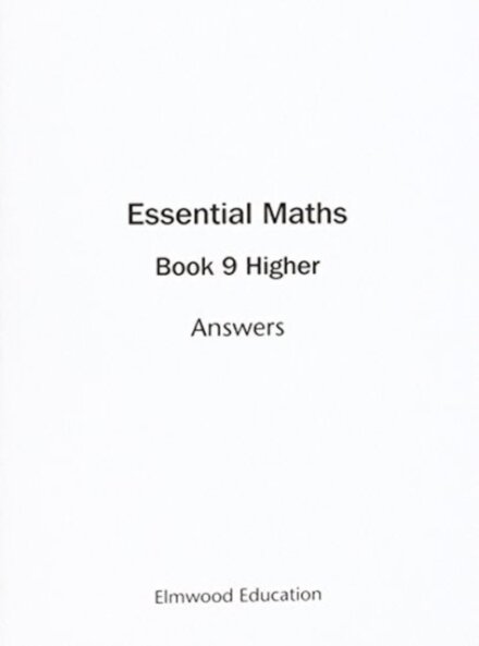 Essential Maths 9 Higher Answers