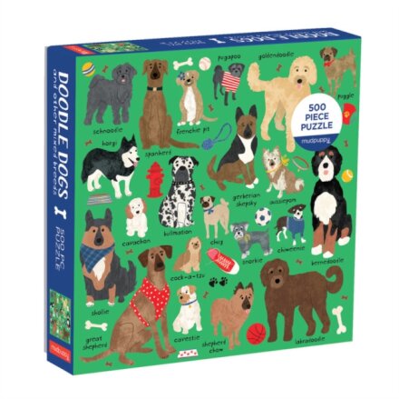 Doodle Dog And Other Mixed Breeds 500 Piece Family Puzzle
