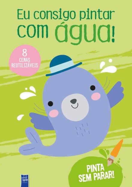 Eu Consigo Pintar com Água! - Verde - Foca