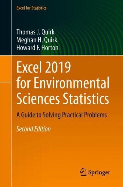 Excel 2019 for Environmental Sciences Statistics