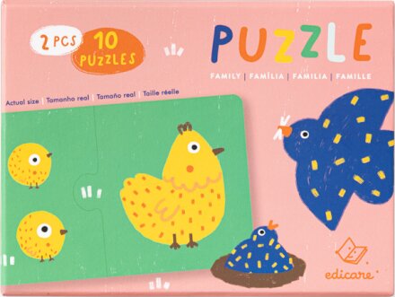 Puzzle Família - 2 Peças