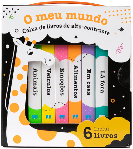 O meu mundo - Caixa de livros de alto-contraste