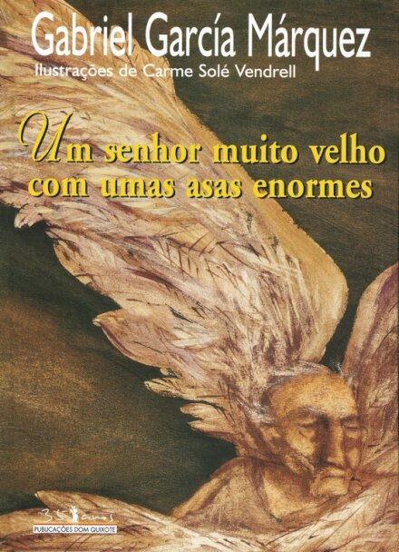 Um Senhor Muito Velho Com Umas Asas Enormes