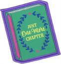 Just One More Chapter Sew On Patch