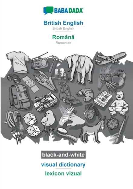 British English - Romană, visual dictionary, BW