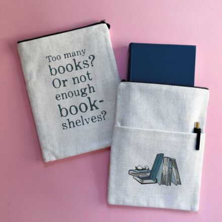 Too Many Books Book Sleeve