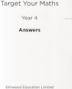 Target Your Maths Year 4 Answer Book