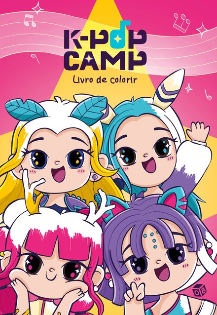 K-Pop Camp:Livro De Colorir