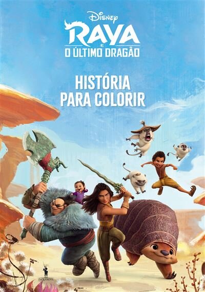 Raya: História para Colorir