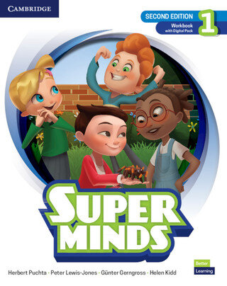 Super Minds Level 1 Workbook with Super Practice Book and Digital Pack British English