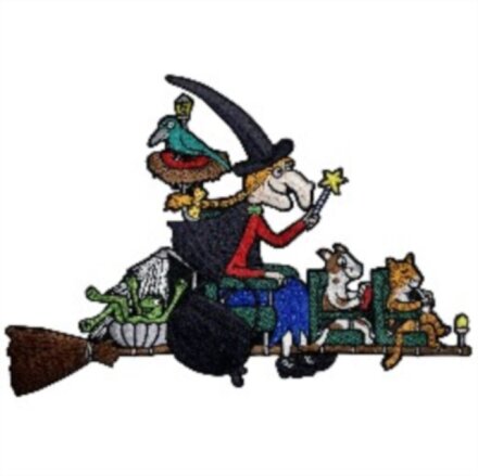 Magnificent Broom Sew On Patch