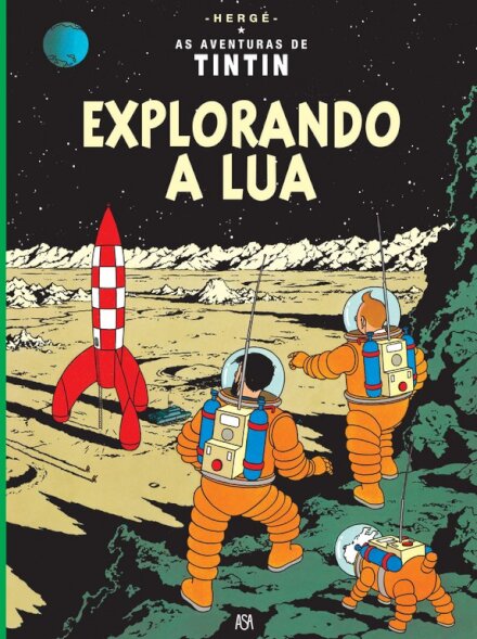 Tintin Explorando A Lua