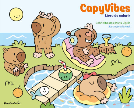 Capyvibes - Livro De Colorir