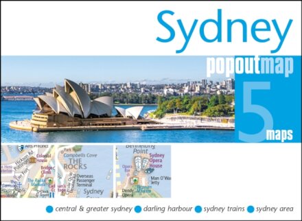Sydney PopOut Map - pocket-size, pop up map of Sydney city centre