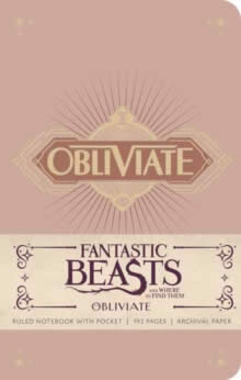 Fantastic Beasts And Where To Find Them: Obliviate Hardcover Ruled Notebook