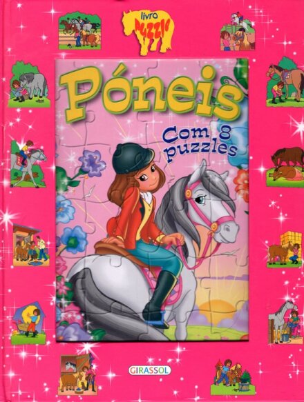 Livro Puzzle - Póneis