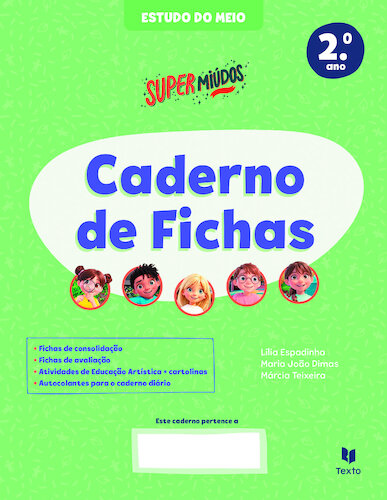 Supermiúdos Estudo do Meio 2.º Caderno do Aluno 2025