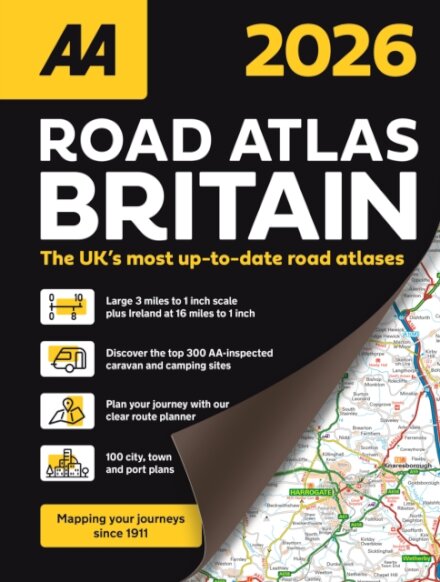 AA Road Atlas Britain 2026