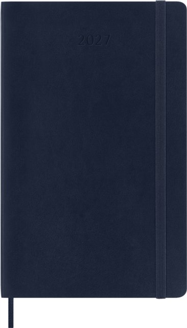 Moleskine Classic 12 Month 2027 Daily Planner, Soft Cover, Large (5" x 8.25"), Sapphire Blue, 400 pages