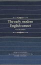 The Early Modern English Sonnet