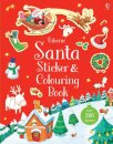 Santa Sticker And Colouring Book