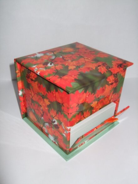 Memo Block: Autumn Leaf