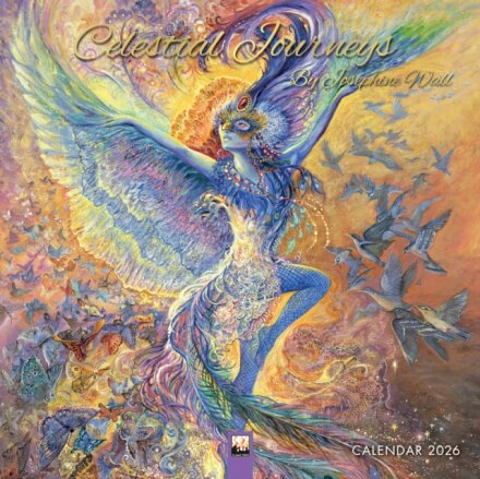 Celestial Journeys by Josephine Wall Wall Calendar 2026 (Art Calendar)