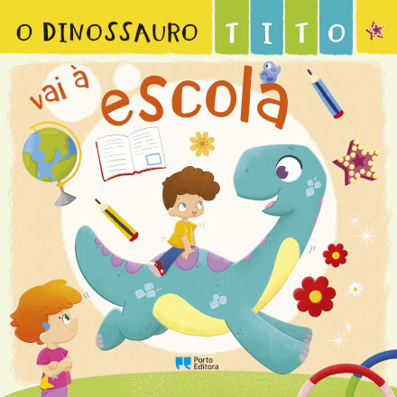 O dinossauro Tito vai à escola