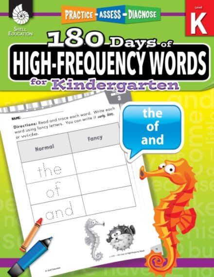 180 Days™: High-Frequency Words for Kindergarten