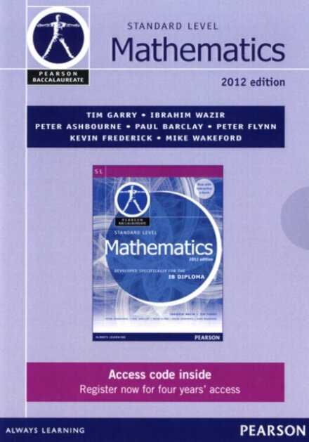 Pearson Baccalaureate Standard Level Mathematics second edition ebook only edition for the IB Diploma