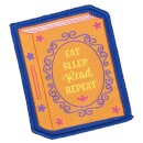 Eat Sleep Read Repeat Sew On Patch