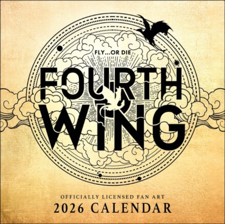 Fourth Wing Officially Licensed Fan Art 2026 Wall Calendar