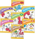 Jolly Phonics Workbooks 1-7 : in Precursive Letters (British English edition)