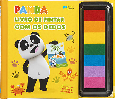 Canal Panda - Livro de pintar com os dedos